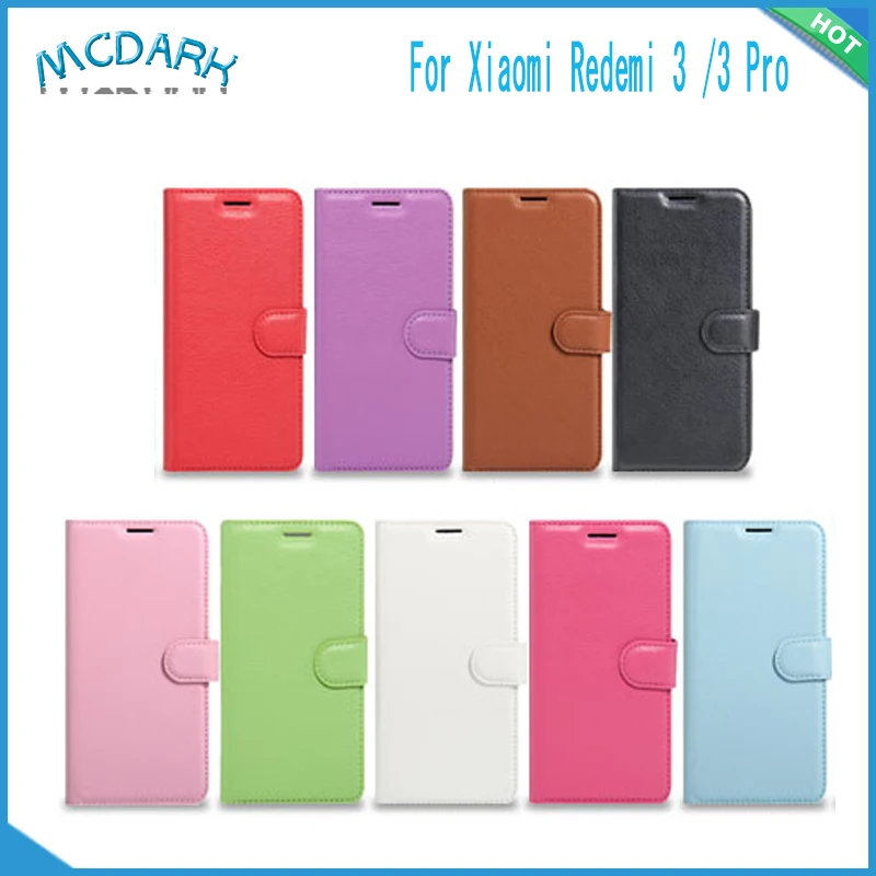 Чехол для Xiaomi reдеми 3 Роскошный чехол из искусственной кожи флип-чехол с