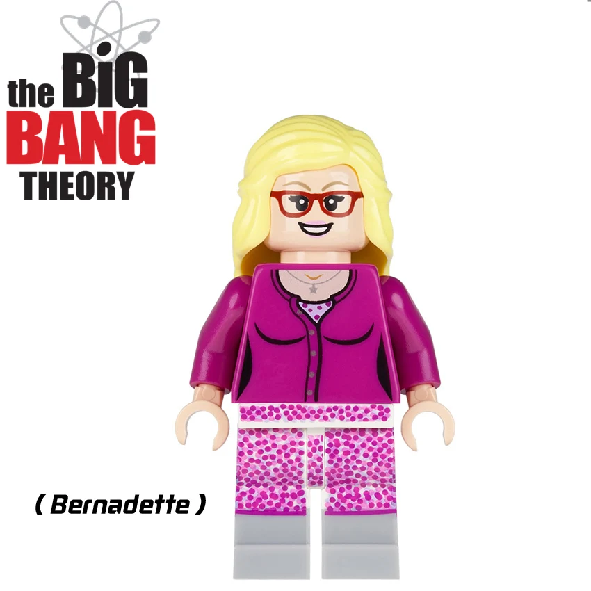 

SingleSale TV THE BIG BANG Theory TBBT 21302 Bernadette Sheldon Leonard Penny Howard Amy DIY Blocks minifig Kids Gifts Toys