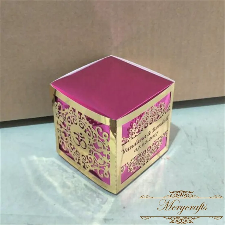 metallic pink and metallic gold