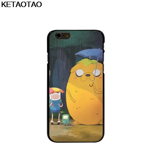 Чехлы для телефонов KETAOTAO tumblr adventure time totoro iPhone 5C 5S 6S 7 8 Plus XR XS Max X6 мягкий ТПУ