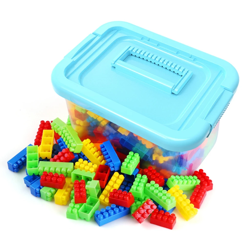 Пластиковые детские головоломки соединительные блоки Строительные блоки Развивающие игрушки для детей 200 шт./компл