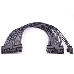 Enhanced Power Supply Connector Cable with 24 - Pin to 20+4 - Pin Adapter - 30cm (24pin cable)