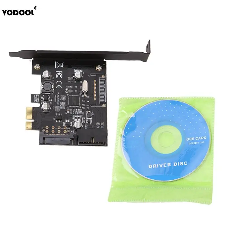 VODOOL USB 3,0 PCI-E Express 19pin разъем 15pin SATA контроллер расширения питания адаптер карта для окна/XP/VISTA Прямая поставка