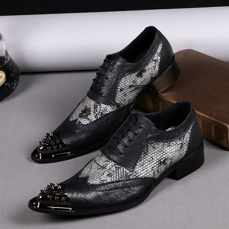 snakeskin brogues