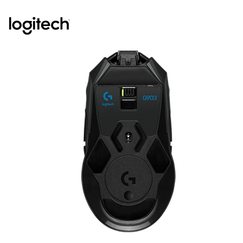 Оригинальная игровая мышь logitech G903 LIGHTSPEED Raton, 12000 dpi, RGB, эргономичная компьютерная мышь, двойной режим, беспроводная M