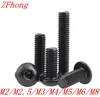 50pcs 20PCS 10PCS 5PCS Grade10.9 button head screw iso7380 M2 M2.5 M3 M4 M5 M6 M8 Hex Socket round Button Head Screws ► Photo 1/5