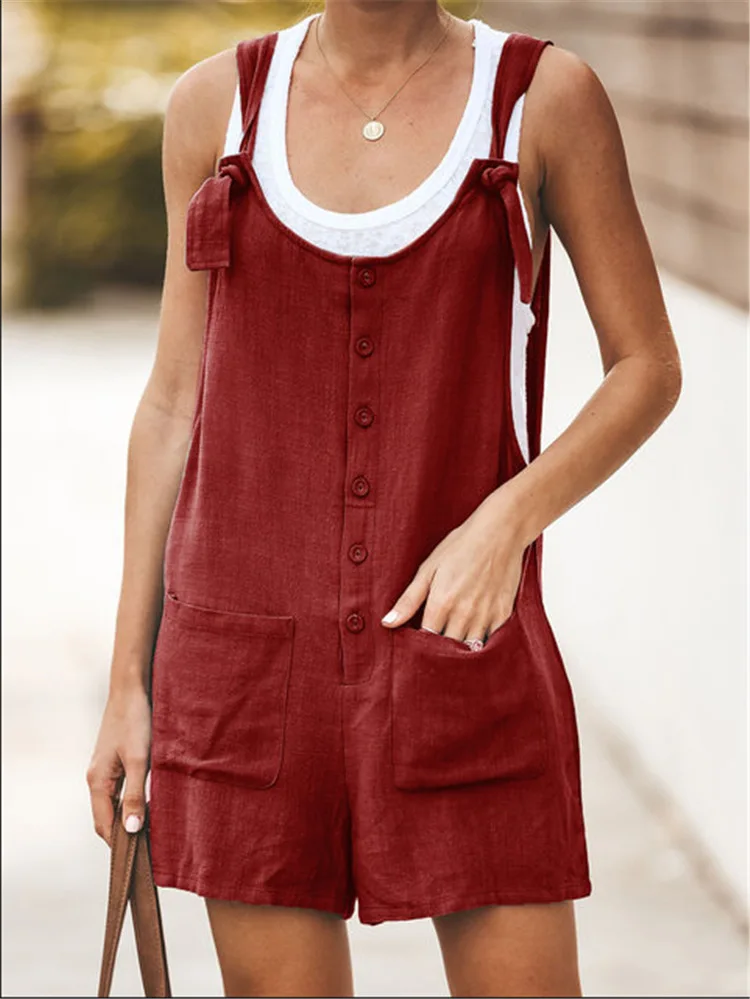 Women Rompers Solid Jumpsuit Summer Short Jumpsuit Female Wrapped Strapless Playsuit Women Rompers Solid Jumpsuit Summer Short Jumpsuit Female Wrapped Strapless Playsuit