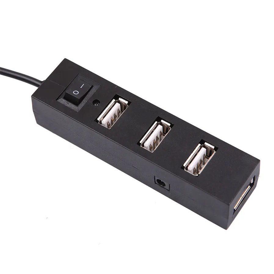 kebidumei 3 Ports USB 2.0 Hub USB Hub Splitter with Power Switch High