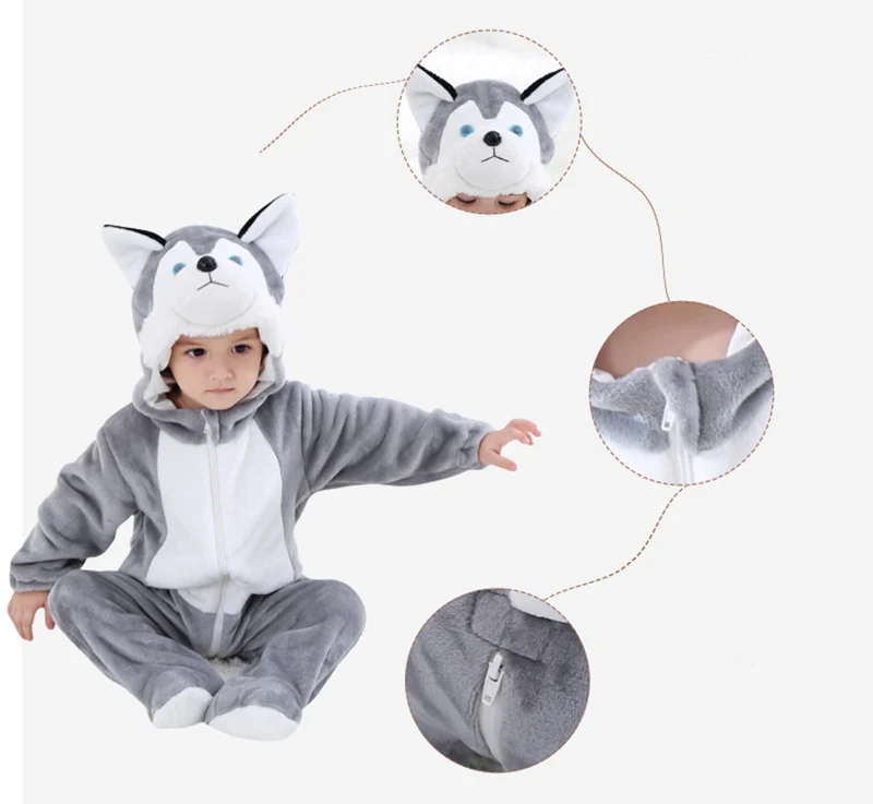 Baby Pokemon Kigurumi Pajamas Clothing Newborn Infant Romper Onesie Animal Anime Costume Outfit Hooded Winter Jumpsuit