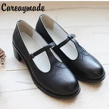 Careaymade/обувь ручной работы из натуральной кожи художественная обувь в стиле ретро mori girl Женская повседневная обувь на плоской подошве мягкая поверхность