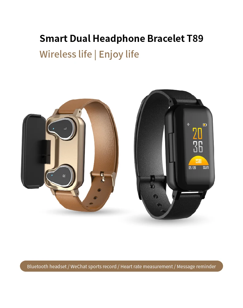 LEMFO умные часы с Bluetooth наушниками для мужчин и женщин IP 67 водонепроницаемые часы с монитором сердечного ритма и артериального давления для Android IOS