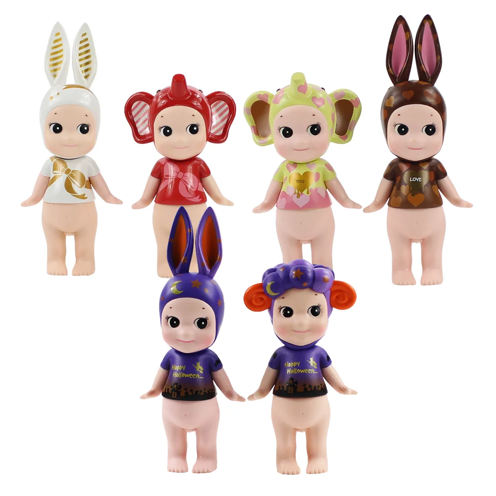 2 шт./лот 15 см Sonny Angel фигурка кукла мультфильм животные Кролик Слон Kewpie ПВХ Модель