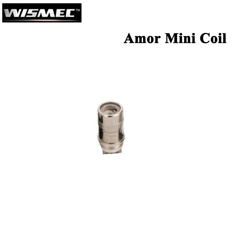 

5pcs/lot Wismec Amor Mini Atomizer 0.2ohm Replacement Coil Triple WS01 Head 100% Organic cotton For Amor Mini Tank Vaporizer