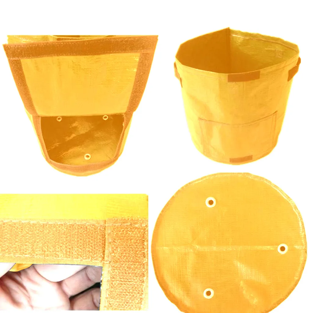 Plant Bag Potato Grow Container Bag DIY Planter PE Cloth Planting Vegetable Gardening Thicken Vegetable Pot Planting Grow Bag