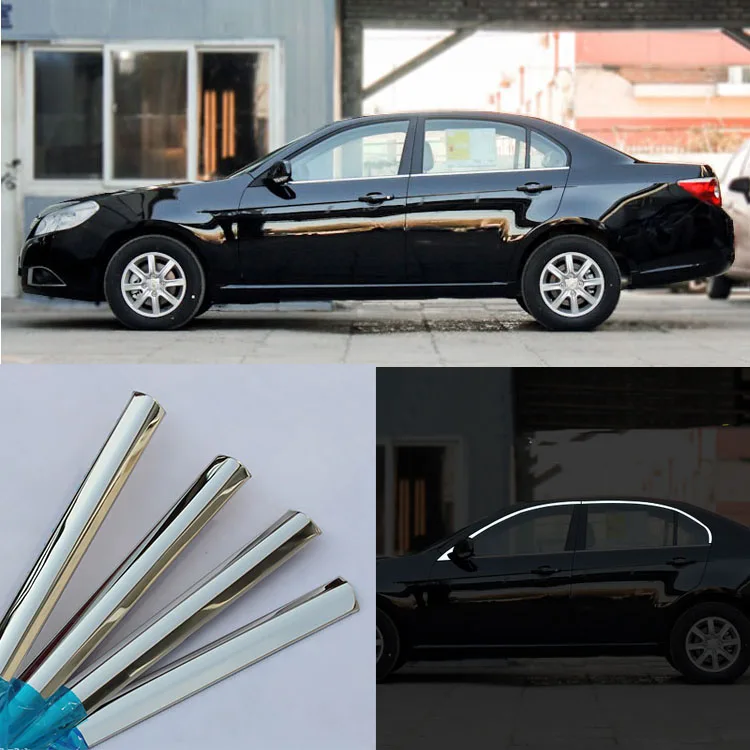 

Perfect Fit For Chevrolet Epica Stainless Steel Chrome Window Sill Belt Trim Windows Molding Trim