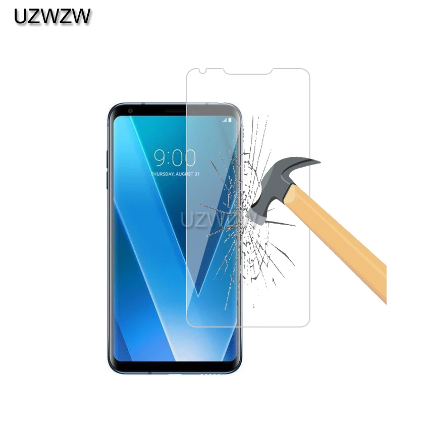

2pcs 9H Hardness Premium Real Tempered Glass For LG V30 H930 US998 6inch Screen Protector Front Film Glass For LG V30 Glass
