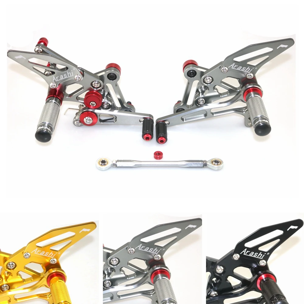 CNC Adjustable Rear Set Rearsets Footrest Foot Rest For KTM 1290 SUPER DUKE R 2014 2015 2016