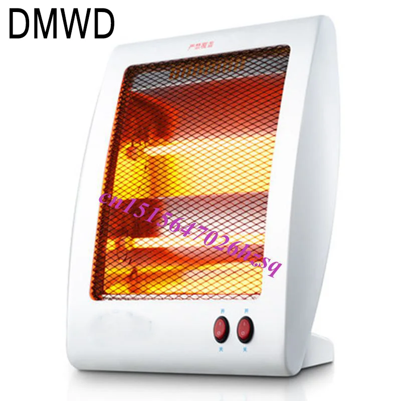 DMWD 800 Вт 220 В Электрический тепловентилятор бытовой офисный обогреватель защита от перегрузки