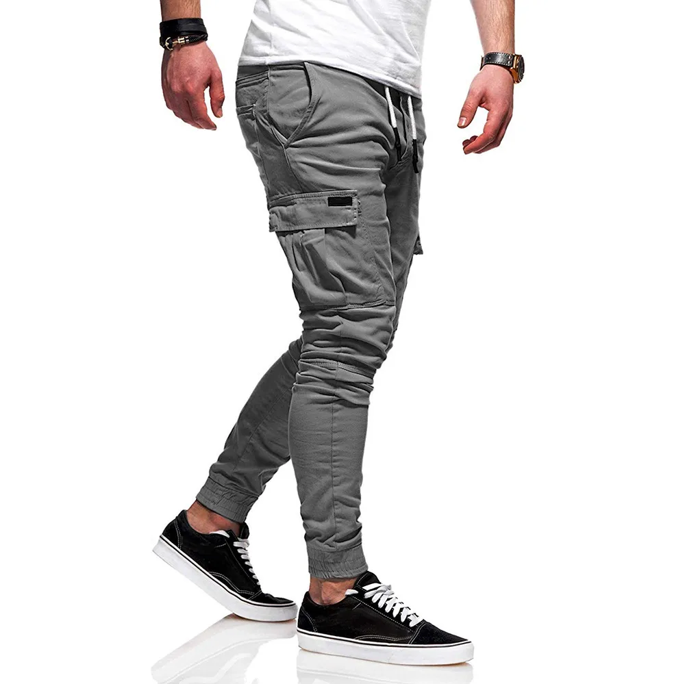 الرجال السراويل 2019 جديد أزياء ركض السراويل الذكور عارضة Sweatpants كمال الاجسام اللياقة البدنية السراويل الترنك الرجال عرق السراويل حجم 3XL