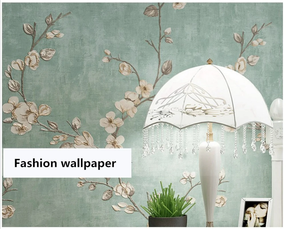 beibehang American country garden non-woven wall paper small floral nostalgic style bedroom living room ab version 3d wallpaper beibehang American country garden non-woven wall paper small floral nostalgic style bedroom living room ab version 3d wallpaper