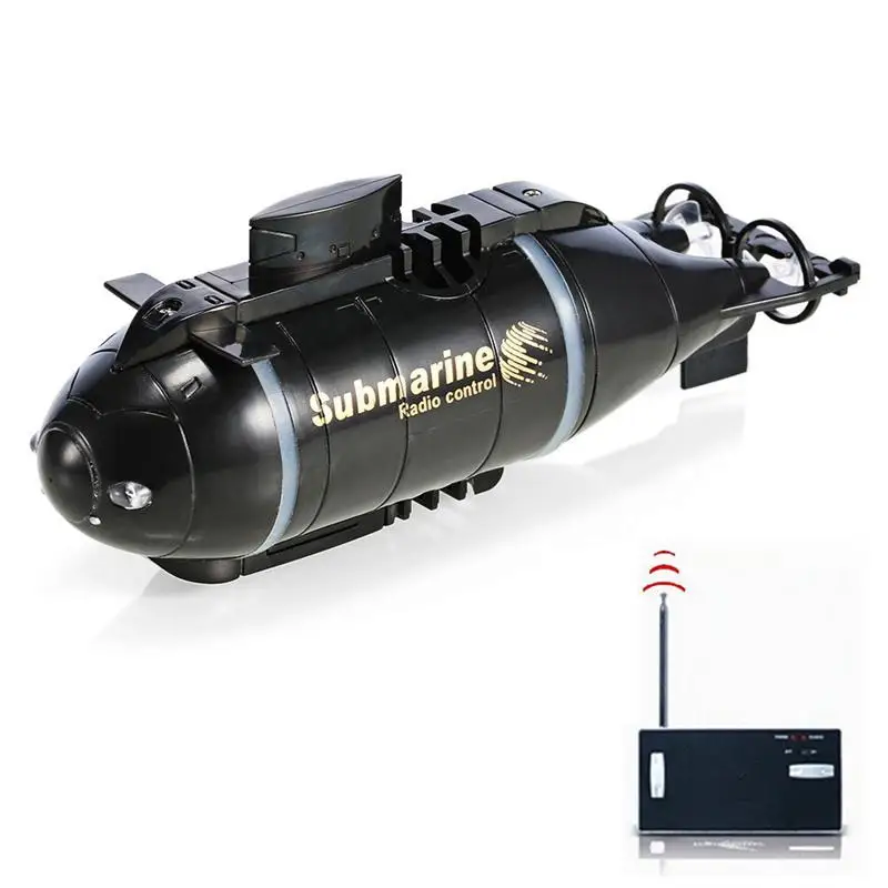 

Mini RC Submarine Speed Boat Remote Control Pigboat Simulation Model Toy Radio Control RC Submarine Model Toy With Headlight