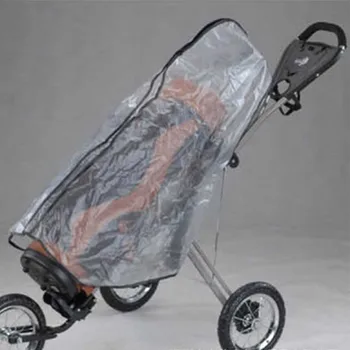 

High Quality Folding Portable Clear Matte PVC Waterproof Anti-Dust Golf Bag Protection Covers Case Gift for Golfer Caddie