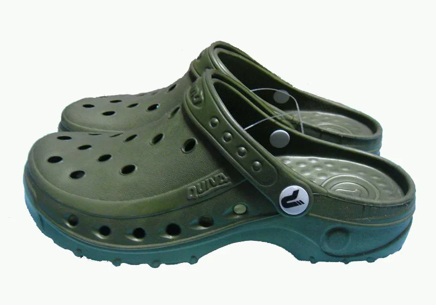 Summer platform slip resistant Men plastic slippers mules hole shoes