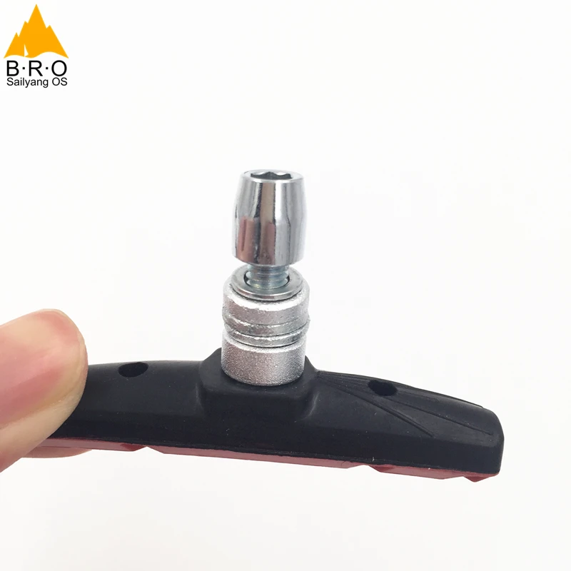 1pair Mountain Bike V-Brake Pads Blocks Cycling Road Bicycle MTB Silent RUBBER
