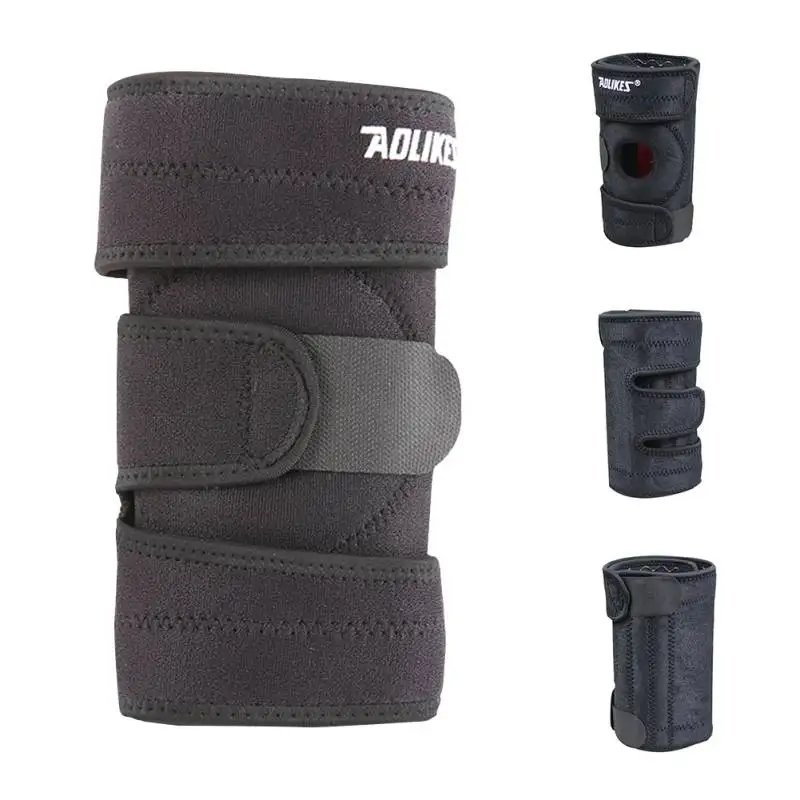 1 pcs Mountaineering knee pad with 4 Springs Support Sycling Knee Protector Mount Climbing