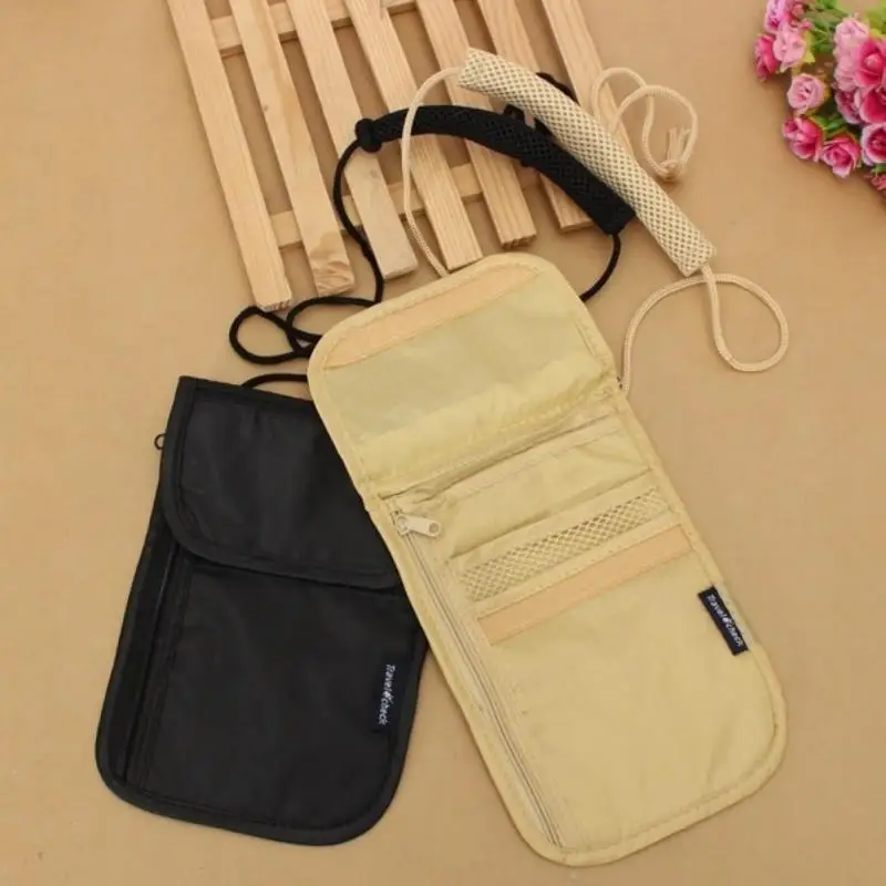 New Security Under Clothes Neck Wallet Money Document Card Passport Pouch Holder