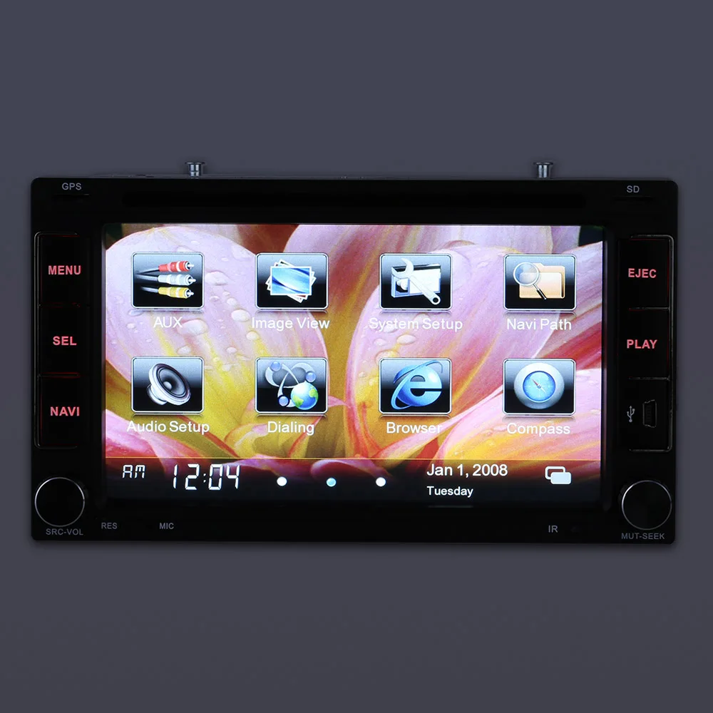 Clearance Autoradio Cassette Recorder Automagnitola 2 Din Touch Screen Car DVD Player for Volkswagen Polo Toyota Golf 5 Mazda 6 Renault 16