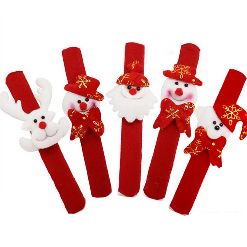 2016 new arrival christmas red Puff ring hand decoration home party present Christmas patting circle santa claus | Тематическая