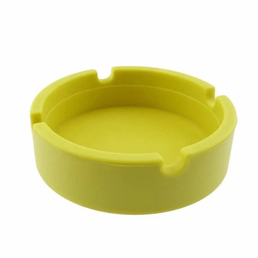 Silicone Round Ashtray EcoFriendly Colorfull Premium Silicone Rubber