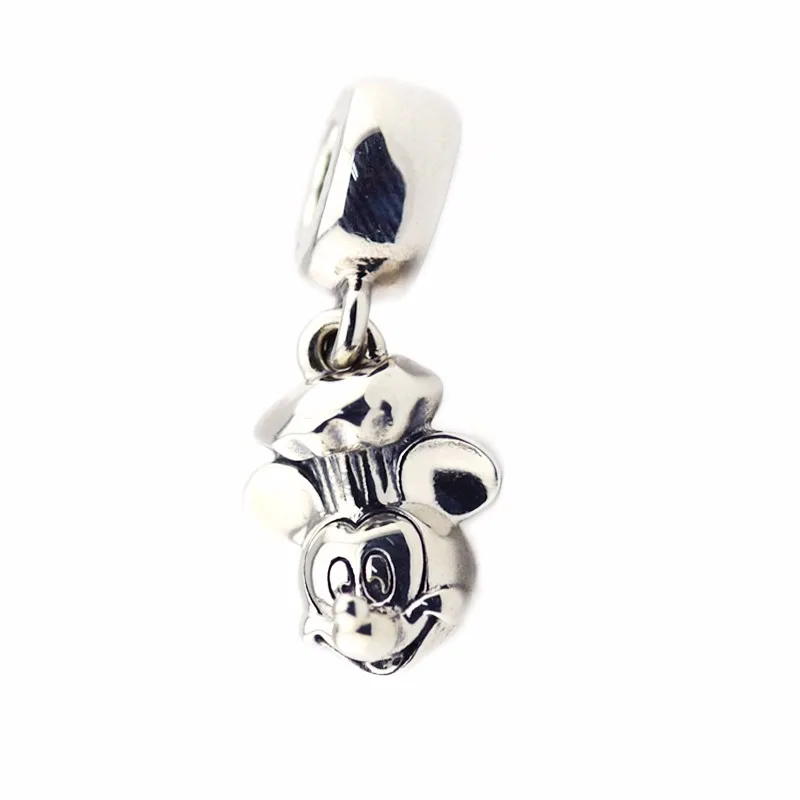 

Chef Micket Pendant Fit EU Brand Bracelet & Necklace Sterling-Silver-Jewelry Making Beads DIY Wholesale Woman Jewelry
