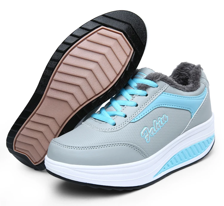 DR. EAGLE/Женская Тонизирующая обувь; обувь на платформе с полукруглой подошвой; теплые уличные спортивные кроссовки; женская зимняя обувь; красовки