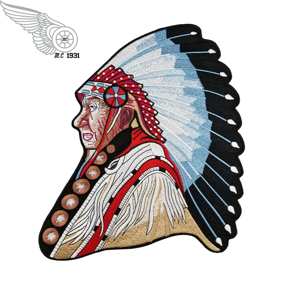 L170727-5 Indian Chief Patch (1)