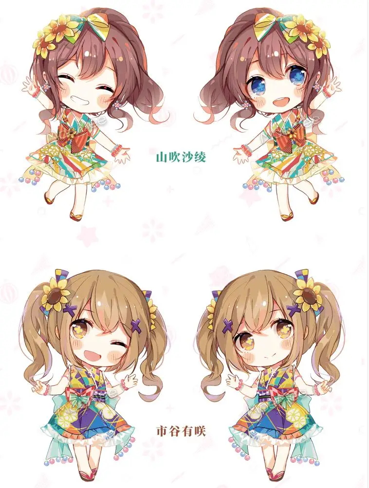 Японская аниме игра BanG Dream! Вечерние брелки для косплея Касуми Тояма из акрила