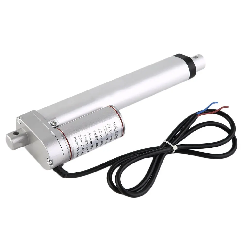 Multi-function Professional мм 300/200/150/100 мм Прочный 500N электрический линейный привод DC 12 В в двигатель ход линейного движения контроллер