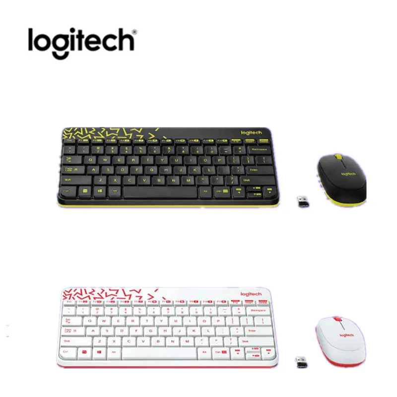 Logitech MK240 Nano Беспроводная клавиатура мышь комбо игровой ноутбук геймер
