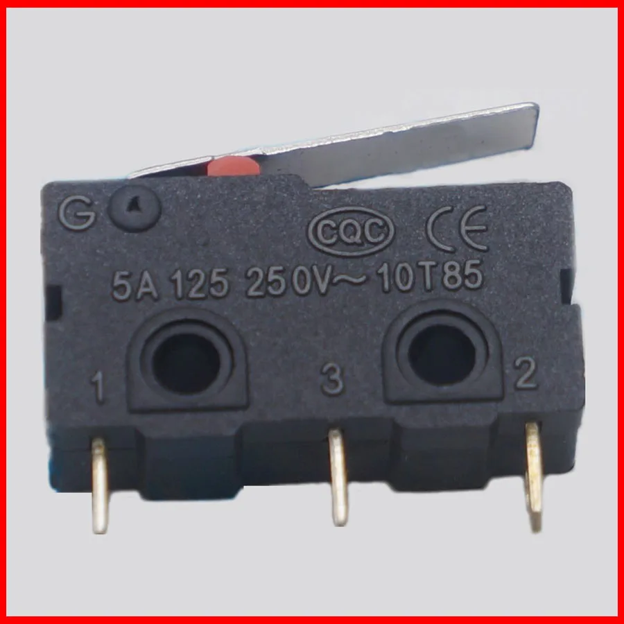 Бесплатная доставка 10 шт. концевой выключатель 3 контакта N/O N/C 5A250VAC