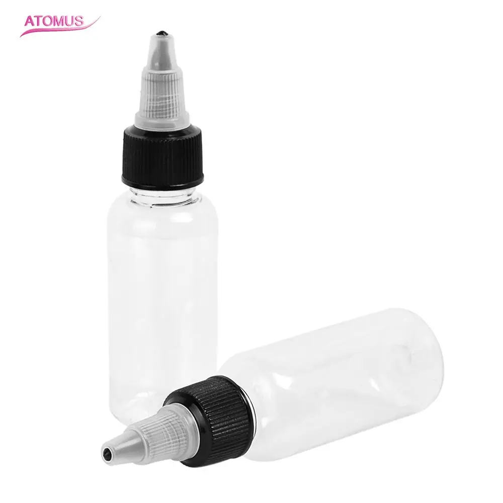 

5pcs/ Pack 30/60ml Refillable Liquid Plastic Bottle with Wide Mouth Empty Pen Style Dropper Bottle for Liquid Juice Travel Tools