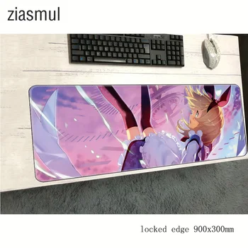 

alice pad mouse computador gamer mause pad HD print 900x300x3mm padmouse cheapest gel mousepad ergonomic gadget office desk mat
