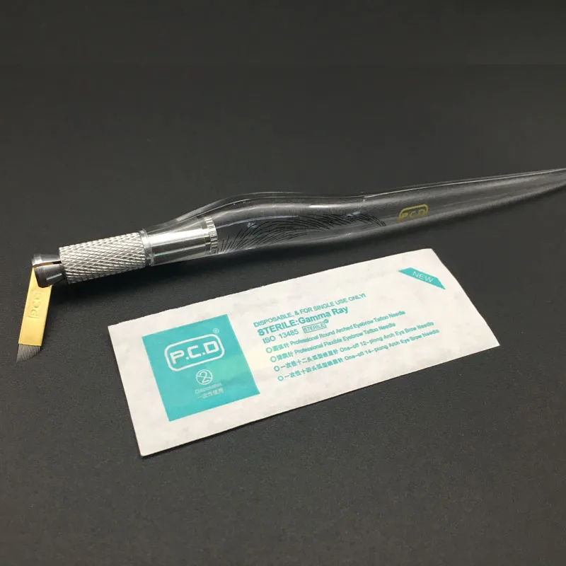 

1pcs PCD Microblading Tebori Pen Manual tattoo pen permanent makeup machine Caneta Holder Permanent Makeup Manual Pen