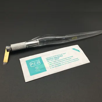 

1pcs PCD Microblading Tebori Pen Manual tattoo pen permanent makeup machine Caneta Holder Permanent Makeup Manual Pen