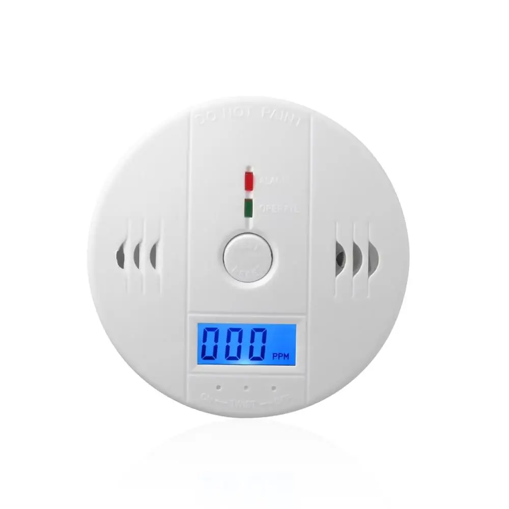 

Free shipping High Sensitive LCD CO Gas Sensor Detector Carbon Monoxide Poisoning Alarm Detector 85dB Warning