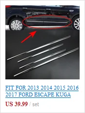 Для Ford Es cap e Kuga 2013 хромированный передний капот, стеклоочиститель, распылитель, насадка, крышка, отделка, гарнир