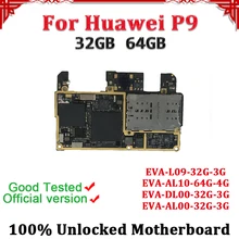 Работы разблокированный P9-EVA-L09 P9-EVA-AL10 P9-EVA-DL00 для huawei P9 материнская плата 3 ГБ/4 ГБ Оперативная память 32 GB/64 GB Встроенная память с чипами