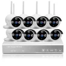 8CH 960P HDMI DVR 1.3MP HD Outdoor Surveillance Security Camera System 8 Channel CCTV NVR DVR Kit WIFI Camera Set