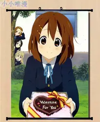 Японии аниме декоративная картина K-ON! Hirasawa Юи и Акияма Mio и Tainaka рицу и Kotobuki Tsumugi Home Decor Wall прокрутки плакат