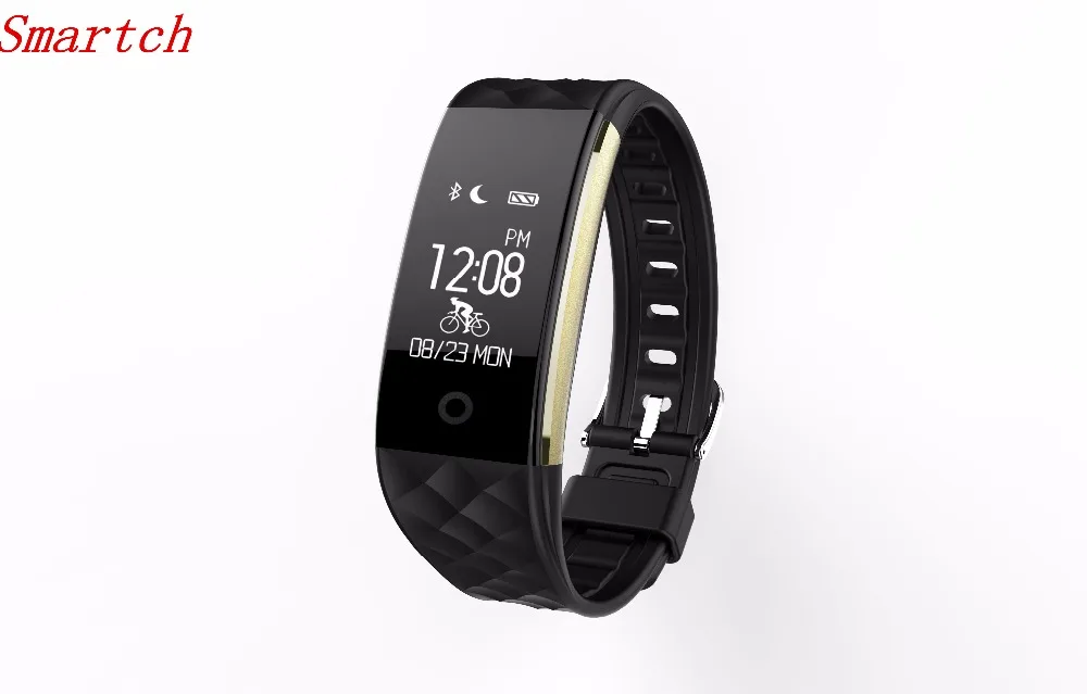 Smartch S2 Smart Band Wristband Bracelet Heart Rate Monitor Pedometer IP67 Waterproof Smartband Bracelet For Android